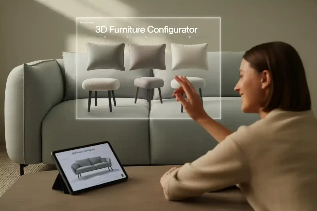 3D furniture configurator